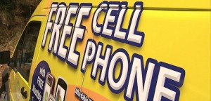 free cell phone van